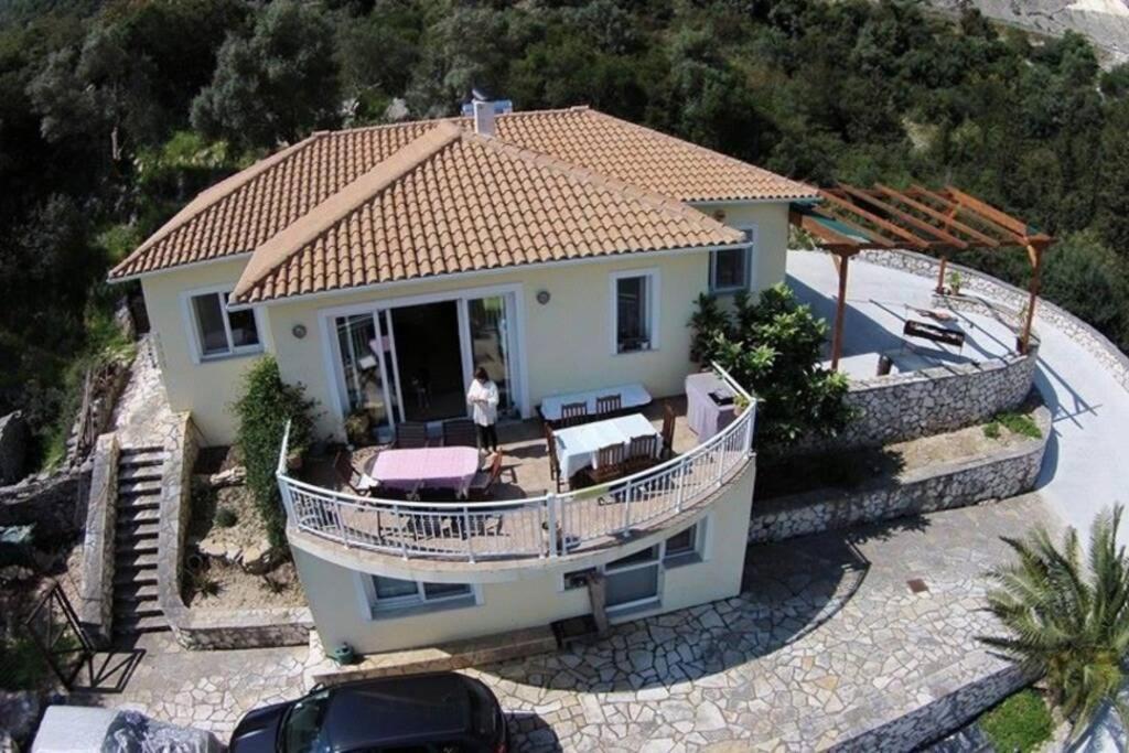 Villa Sunrise With Stunning Views And Private Pool Katokhórion Dış mekan fotoğraf